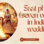 saat phere (seven vows) in Indian wedding